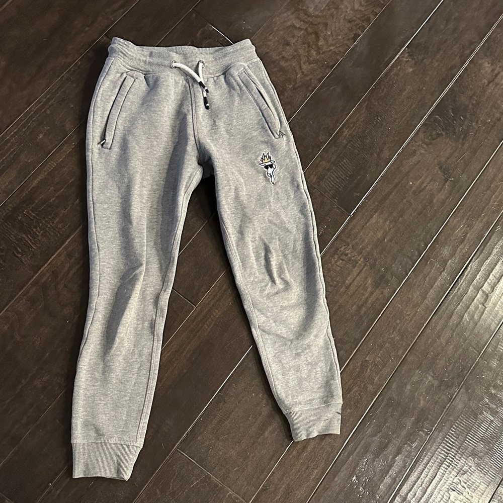 Kids' Cozy Gray Jogger Sweatpants